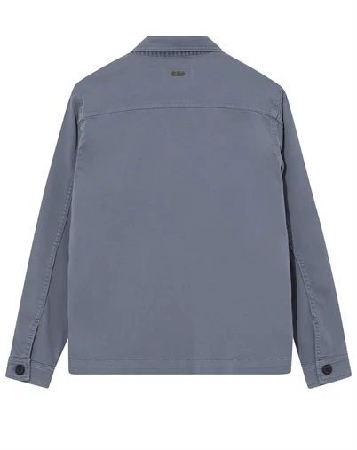 Mos Mosh Gallery - MMGMatteo Soft Overshirt - Flint Stone